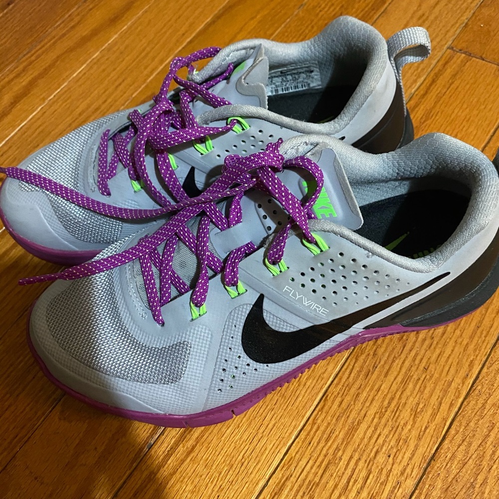 Grey/ Purple Nike Metcon 💜